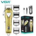 ماشین اصلاح حجم زن VGR V-142 مناسب کوتاهی مو با شانه