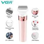 موکن برقی زنانه وی جی آر V-729 شارژی USB با باتری 800mAh