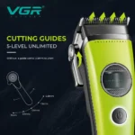 ماشین اصلاح حجم زن وی جی آر V-880C با باتری 2500 میلی آمپر
