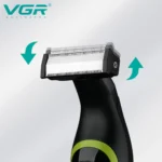 موزن بدن VGR V-017 برای اصلاح بدن با تیغه استیل