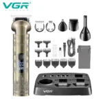 ست اصلاح آرایشگاهی VGR V-109 مناسب اصلاح ریش و خط زنی