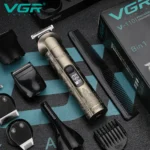 ست اصلاح آرایشگاهی VGR V-110 برای اصلاح بی سیم سریع
