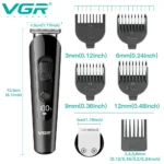 ست اصلاح وی جی آر V-175 شارژی برای اصلاح روزانه