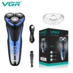 ریش تراش چرخشی VGR V-306 مناسب سفر با شارژ USB