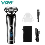 ریش تراش چرخشی VGR مدل V-309 مناسب سفر و پاوربانک