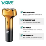 ریش تراش وی جی آر VGR مدل V-389 با شارژ USB و 70 دقیقه کارکرد