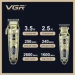 تریمر شارژی با کارکرد 240 دقیقه و شارژ USB