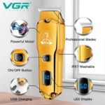 خط زن وی جی آر VGR مدل V-927 شارژی با تیغه استیل